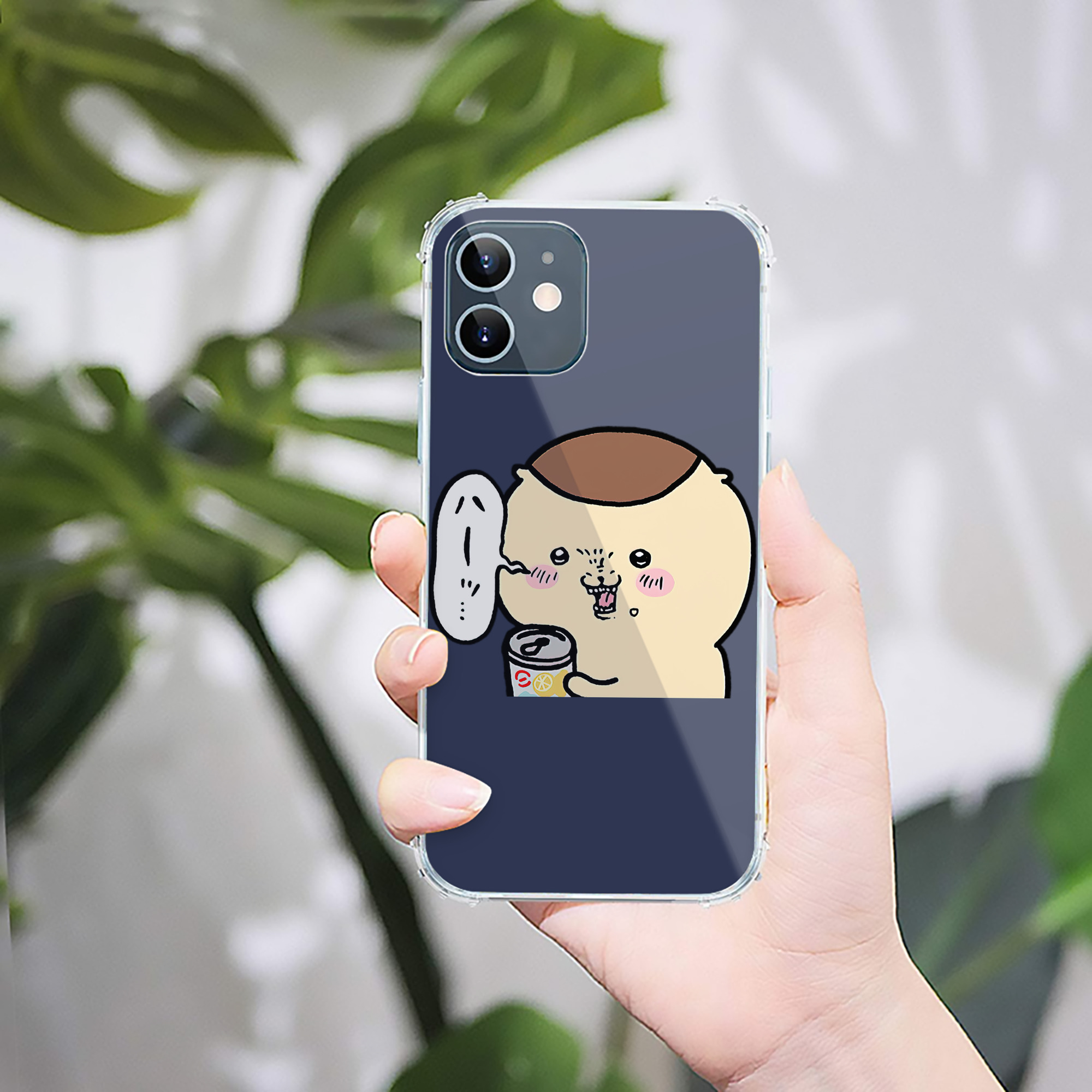 （画像用） ちいかわ くりまんじゅう Chii-kawa kuri manjū 【iPhone 12シリーズ対応】透明スマホケース（クリアソフトケース）
